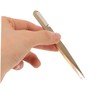 VICASKY Eyelash Clamp Tweezers with Comb Stainless Steel Lash Applicator