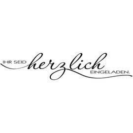 RAYHER HOBBY 'Rayher Stamp Herzlich Free 4 x 10 cm 28877000