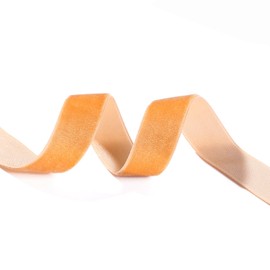 Velvet Ribbon for Gift Wrapping Flower Bouquet Crafts Hair Fabric Ribbon Bows (Khaki, 5/8" 10yards)