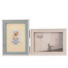 Nakabayashi Resin Two-Tone Photo Frame, 2 Sides, Blue F-TMS-111-2-B