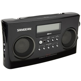 Sangean PR-D5 BK AM/FM Portable Radio with Digital Tuning and RDS