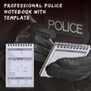 Teling 12 Packs Public Safety Police Field Interview Notebook Report