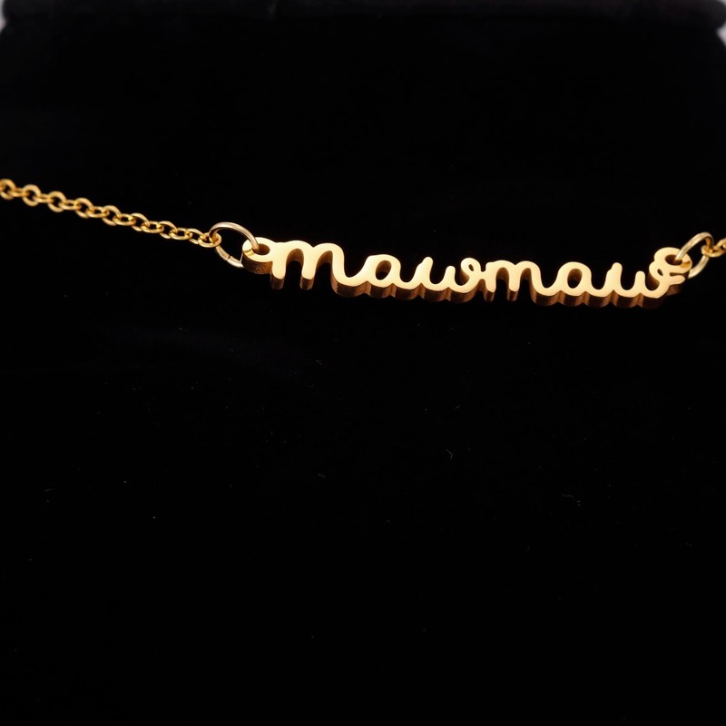 AHAETH Mawmaw Gifts Necklace for Women Grandma Birthday Wedding Ideas