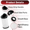 6 Pcs Filters Compatible with Eye-Vac Home, Pro, Pet, Air,