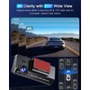 Dash Cam 4K Front Built-in 5GHz WiFi with CPL, Dash