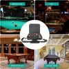 UISKOOPW Pool Balls Carrying Case, Hard Billiard Case with adjustable