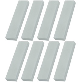 Segbeauty 1000 Grit Small Pocket Sharpening Stone Set, 8pcs 3.8in Mini Whetstone Knife Sharpener for Pocket Knives, Gray Portable Blade Sharpener Tool for Scissors Sharpening Stones for Pedicure Kit