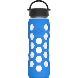 Lifefactory 22oz Bottle Classic Cap Hex Ocean