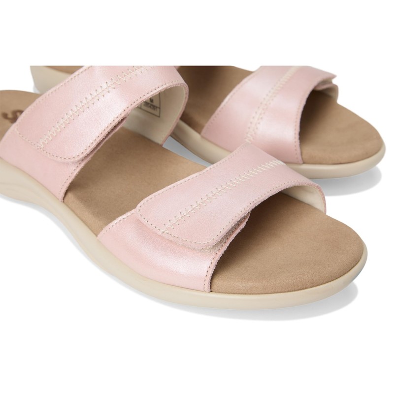 SAS Womens Nudu Adjustable Slide, Candy, 10 Wide