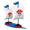 Baker Ross Pirate Ship Craft Sets (Pack of 3) -