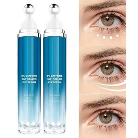 FARSEE Crema para los ojos con cafeína 2pcs para combatir el envejecimiento, las ojeras, las bolsas para los ojos