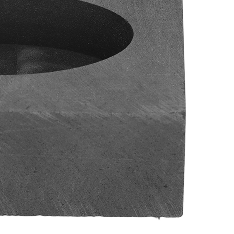 Graphite Casting Ingot Mold Oval High Purity Gold Silver Melting