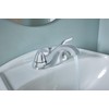 Moen 84603 Adler Chrome Two Handle Bathroom Faucet 4 in.
