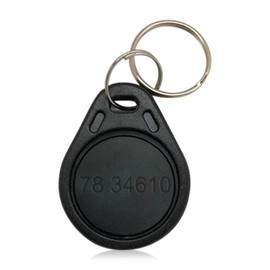 25 AuthorizID Thin Black 26 Bit Proximity Key Fobs Weigand Prox Keyfobs Compatable with ISOProx 1386 1326 H10301 Format Readers. Works with The vast Majority of Access Control Systems