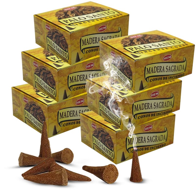 Palo Santo Incense Cones and Burner Holder Bundle from Hem