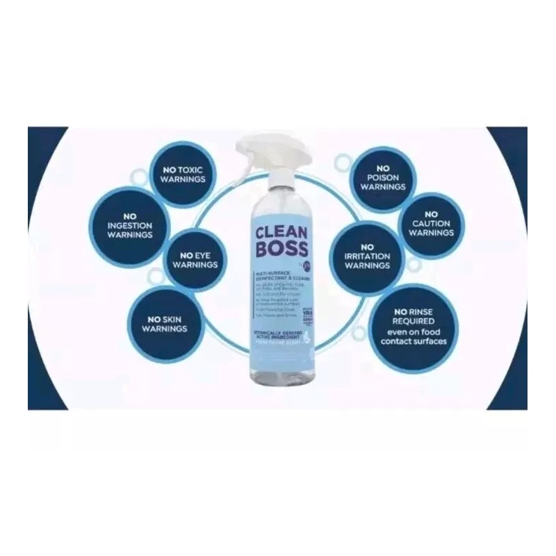 Joy Clean Boss by Joy Multi-Surface Disinfectant & Cleaner 24