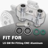 AC Compressor Adapter Fit for LS GM R4 Fitting CNC