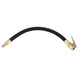 Joyzan Tire Inflator Extension Tube, Lock On Air Chuck Valve Adaptor Quick Inflation Release Car Hose Adapter Tyre Pump Self Locking Nozzle Compressor High Pressure Clip Connector Motorcycle Bicycle