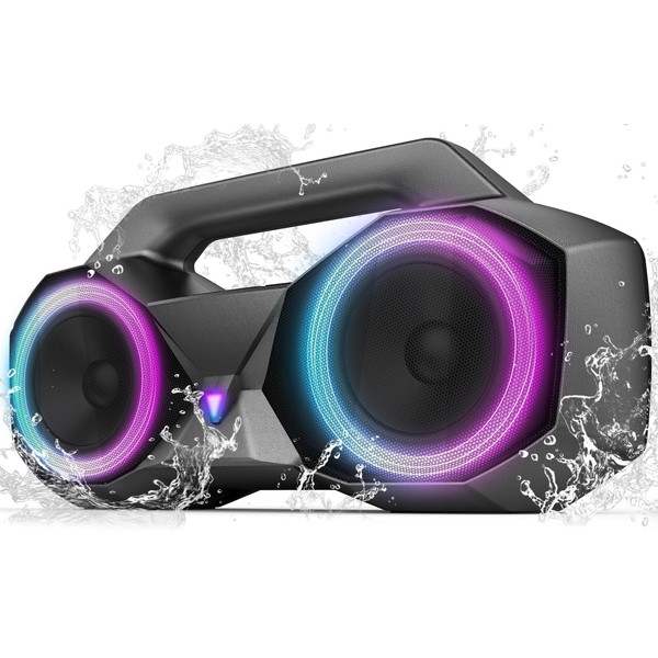 KMAG Portable Bluetooth Speaker - IPX7 Waterproof Wireless Speakers with