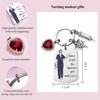 Melix Home RN Nurse Gifts for Women Nurses Practitioner Keyring