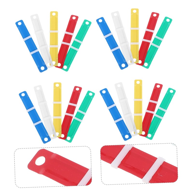 Pack of 100 Binder Segmented Spines of Notebook Notebook Clip