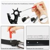 Leather Hole Punch, Belt Hole Puncher for Leather, Revolving Punch