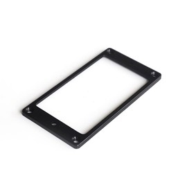 Guitar Anatomy Humbucker Pickup Mounting Ring Surround Flat Bottom PR005 - Black
