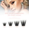 LANKIZ Individual Lashes Natural Cluster Lashes Faux Mink DIY Lash