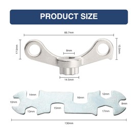 Bettinay Bike Crank Removal Tool, Multifunctional Wrench for Easy Crank Arm Removal