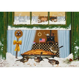 Buffalo Games - Charles Wysocki - Bird Pie - 300 Piece Jigsaw Puzzle for Adults Challenging Puzzle Perfect for Game Nights - Finished Puzzle Size is 21.25 x 15.00