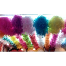 Feather  Paradise Aqua Blue Feather PomPoms Kissing Ball Wedding Decorate Chandelle Ball 6 Inch