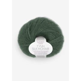 SANDNES GARN Tynn Silk Mohair – Colour: Dyp Skoggrønn (8581) – 25 g/Approx. 212 m Wool