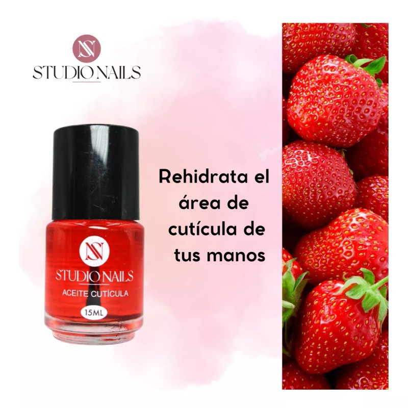 Studio Nails Aceite Para Cutícula, Uñas, Hidratación 15ml. Studio Nails