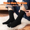 Hocerlu 5 Pair Mens Thermal Socks, Wool Socks for Winter,