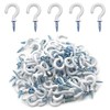 Biaungdo 100Pcs Vinyl Coated Metal Cup Hook 3/4", Screw-in Ceiling