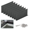 Daisypower 8 Pack Gutter Valley Splash Guards,Rainwater Roof Rain Diverter