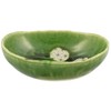 Seto Ware 027-0006 Efu Kiln Oval Small Bowl Oribe Asanoha