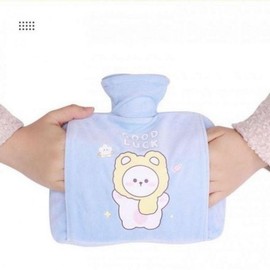 Water bag, thermal water bag, large capacity water bag, camping portable compress bag, hot pack, thermal compress, hiking abdomen, camping hot water, large capacity water bag pink