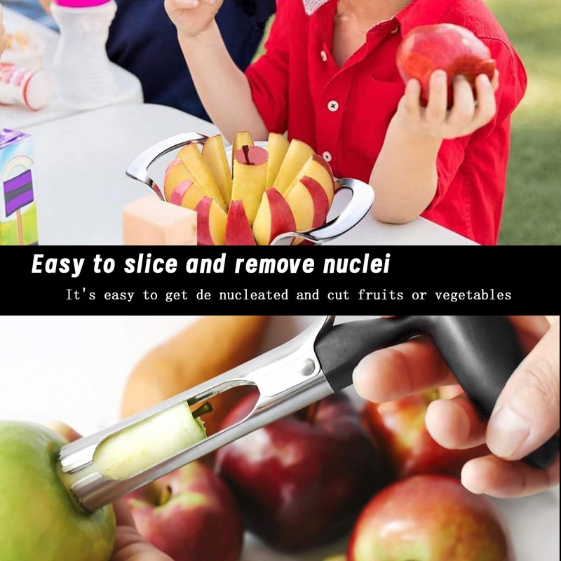 2 Pcs Apple Corer, Apple Slicer, Apple Corer and Slicer,