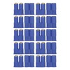 10 Set EC8 Plug 8mm Brass Gold Plated Male Female
