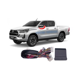Intelligent Auto-Fold Side Mirrors Control Module Kit for Hilux 2016-2023 | Power Folding System By Remote, Plug & play Installation Accessories
