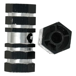 Laxzo® 2PCS Universal Bike Pegs, 220lb Load Aluminum Alloy Bike Foot Pegs for Kids Adult, BMX Rear Feet Pedals for Mountain Bikes, Bicycle Foot Stunt Pegs For BMX Mountain Bike Bicycle Bearing