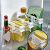 Wumuzai 8 Pack Adjustable Refrigerator Door Organizer, Snap-on Fridge Dividers