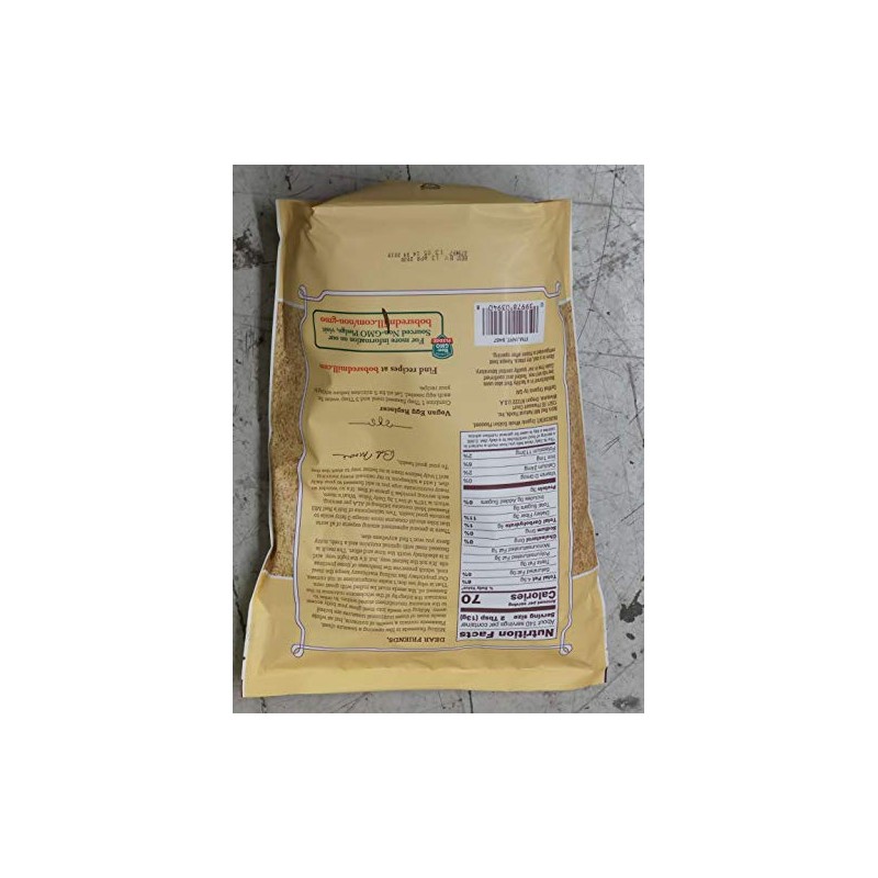 64oz Organic Whole Ground Golden Flaxseed Meal Bob's Red Mill