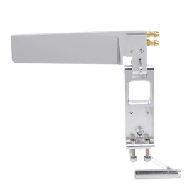 Caiqinlen RC Boat Rudder Replacement Parts for RC Boat, Aluminium Alloy, 1 Piece, Adjustable Self-Lubricating Shaft Sleeve, Lightweight DIY for RC Boat (Silver)