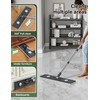 CTIME Narrow Seam Best Wood Floor/Wall Flat Mop and Bucket