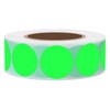 Hybsk 1 Inch Round Blank Fluorescent Green Shooting Target Pasters