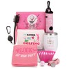 20 Pcs Pink Golf Accessories Kit Include Wine Tumbler Hat
