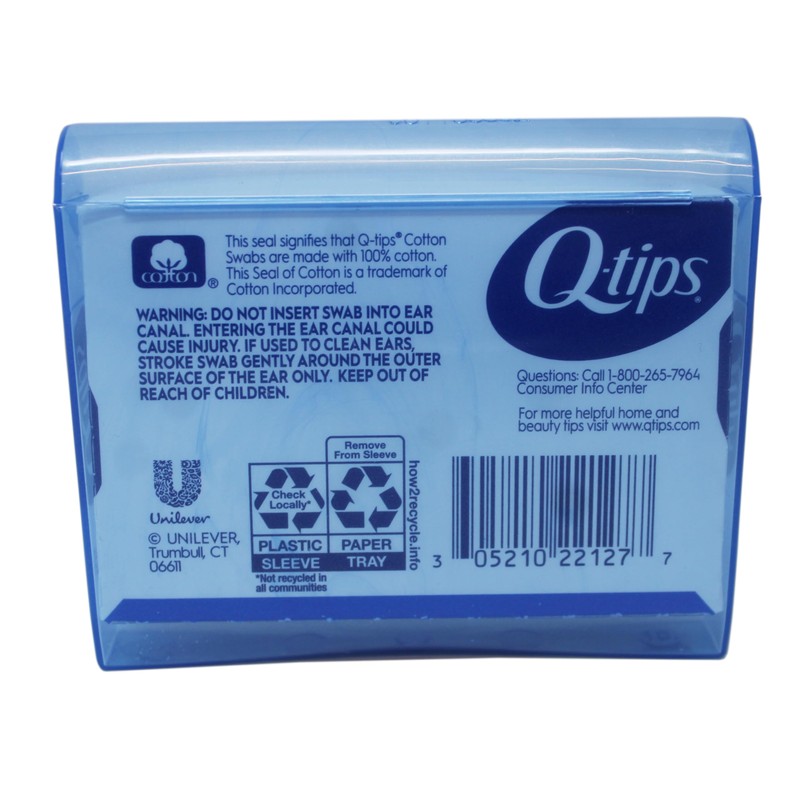 Q-tips Swabs Purse Pack 30 Each (Pack of 2)
