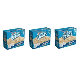 Rice Krispies Treats, Original Marshmallow, 3 Packages(54 Count Carton)